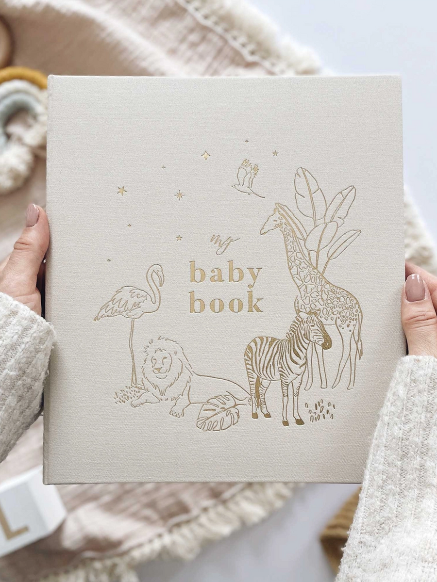 My Baby Keepsake and Memory Book Baby : Parent : Nursery : Journals Blush and Gold 