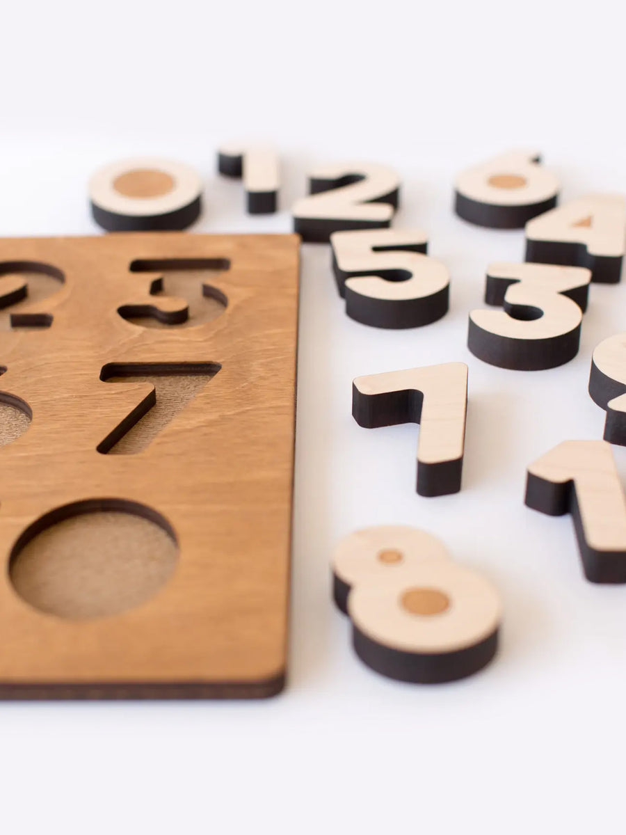 Numbers Puzzle Baby-Kids : Toys : Learning : Wooden This & That Etc. 