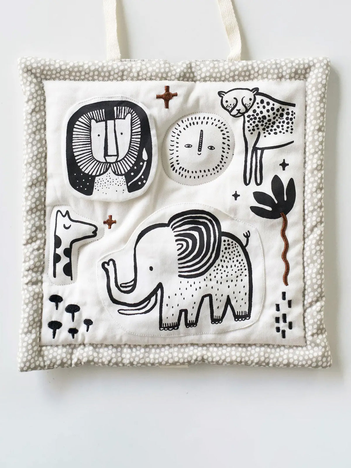 Organic Activity Pad Baby : Toys : Plush + Crinkle Wee Gallery Organic Cotton Baby Activity Pad | Colored Organics®
