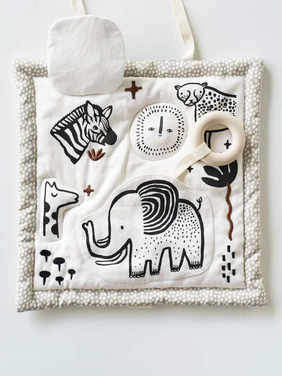 Organic Activity Pad Baby : Toys : Plush-Crinkle : Learning Wee Gallery Organic Activity Pad