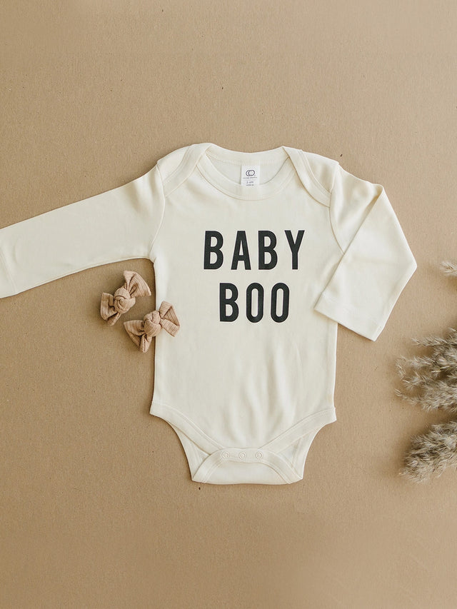 Baby Boo Organic Baby Long Sleeve Bodysuit Baby :One Pieces :Bodysuits :Short Sleeves Urban Baby Co. 