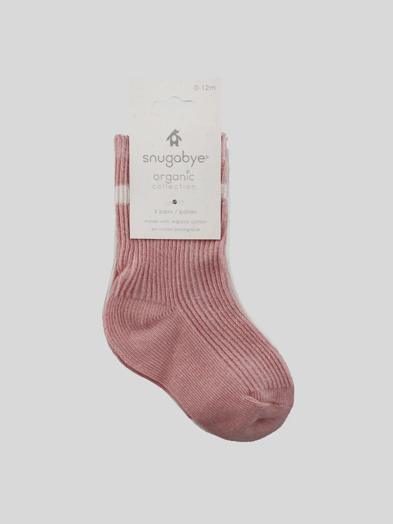 Cotton Baby Socks: Pink