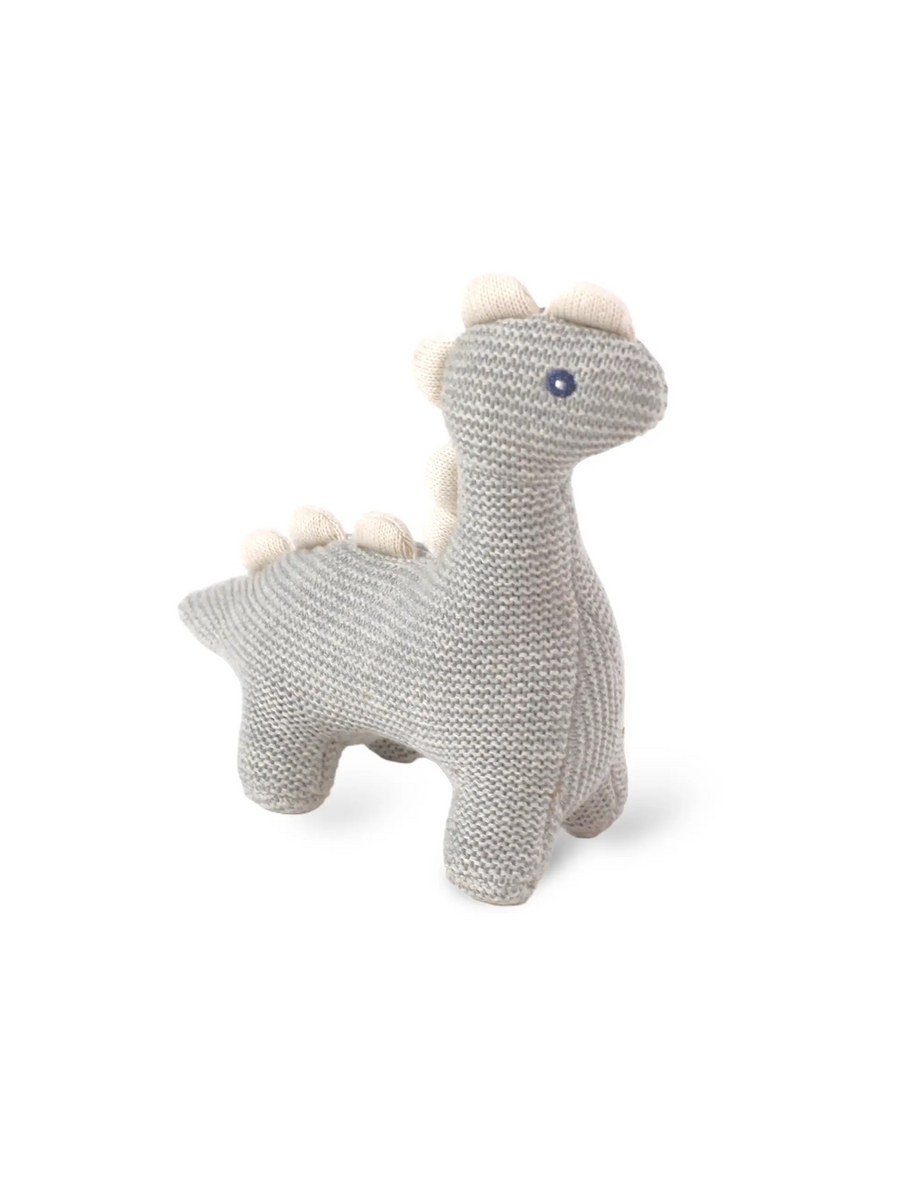 Organic Cotton Dino Stuffed Animal Toy Colored Organics