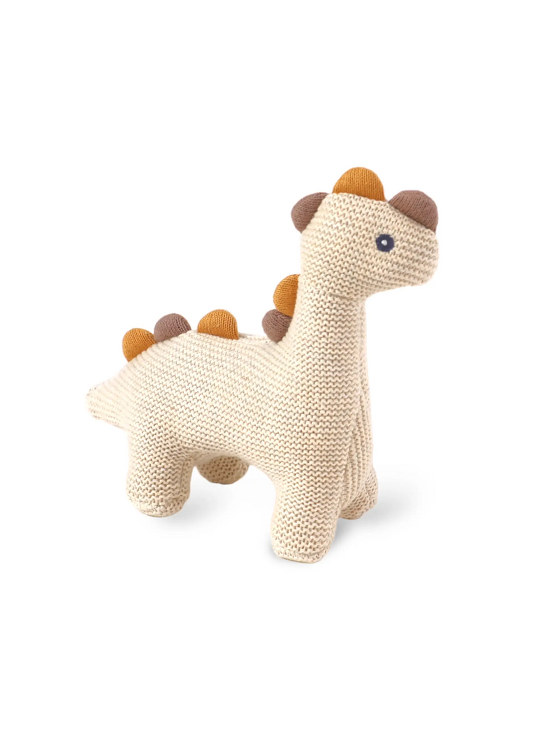 Organic Cotton Dino Stuffed Animal Toy