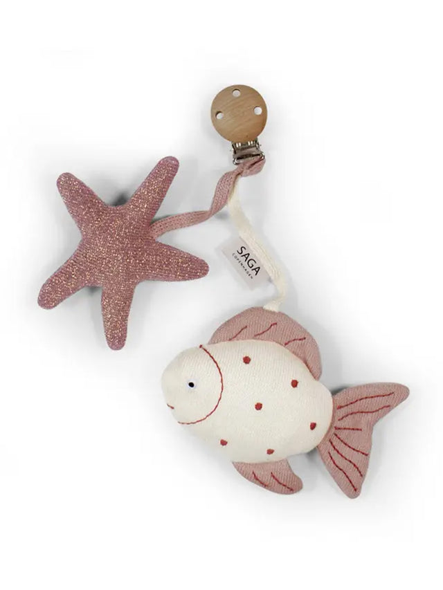 Organic Cotton Ocean Stroller Toy