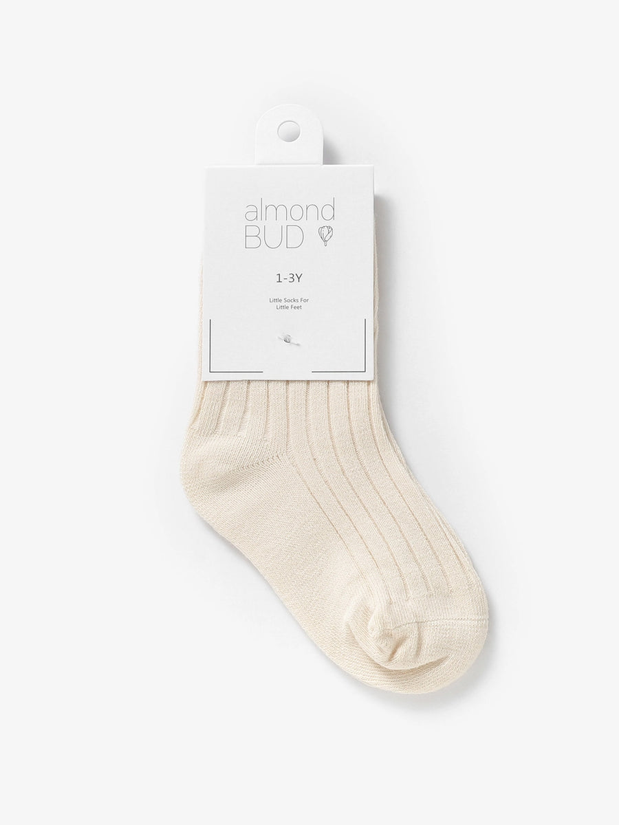 Organic Cotton Socks Baby-Kids : Accessories : Socks Little Stocking Co Ribbed Lettuce Trim Midi Socks for Baby | Colored Organics®