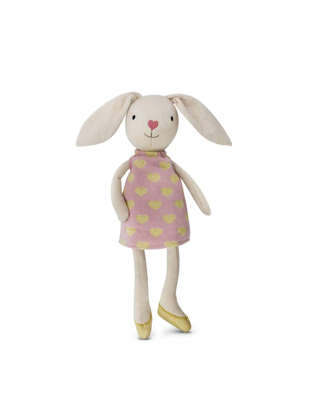 Organic Knit Bunny Doll Baby-Kids : Toys : Plush-Crinkle Apple Park Organic Knit Bunny Doll