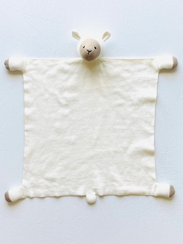 Organic Lovey Security Blanket Lamb Baby : Nursery : Blankets : Toys : Plush + Crinkle Viverano 