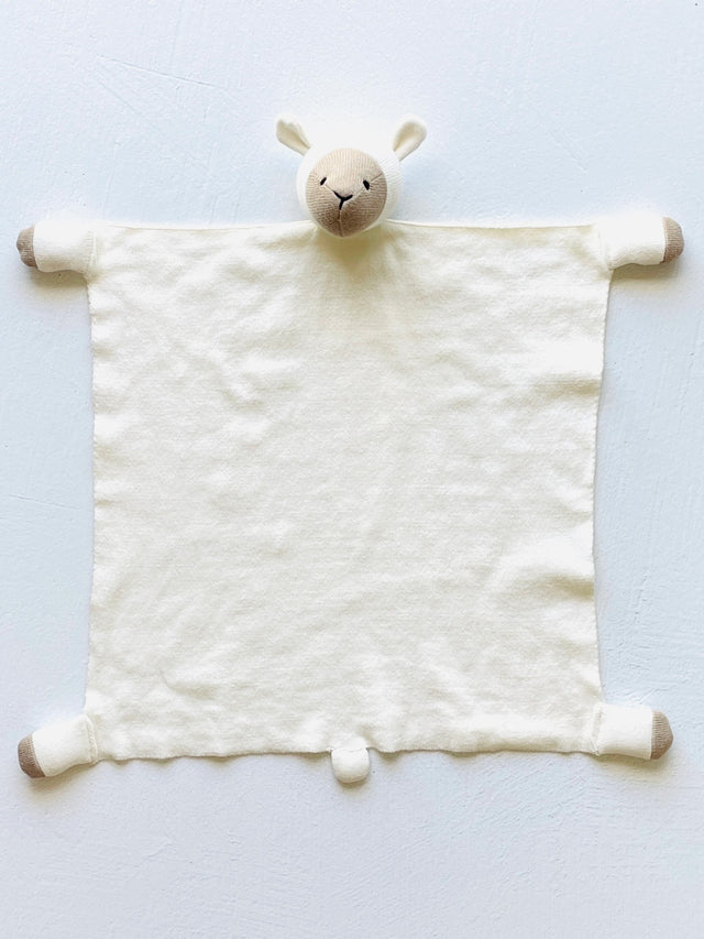 Organic Lovey Security Blanket Lamb Baby : Nursery : Blankets : Toys : Plush + Crinkle Viverano 