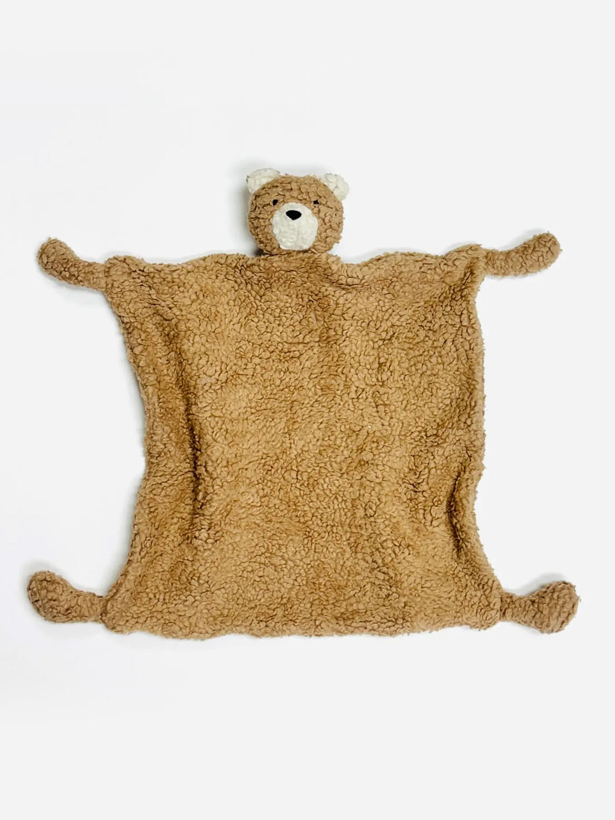 Organic Bear Sherpa Lovey Baby : Toys : Plush + Crinkle Viverano Organics Organic Bear Sherpa Lovey for Baby | Colored Organics®