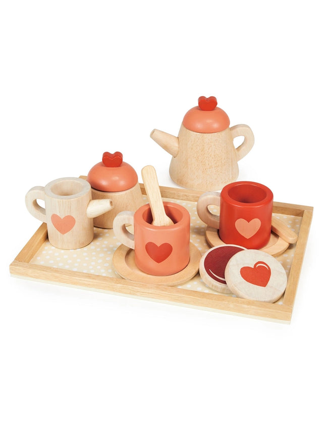 Tea Time Tray Playset Kids :Toys :Wooden Mentari Toys 