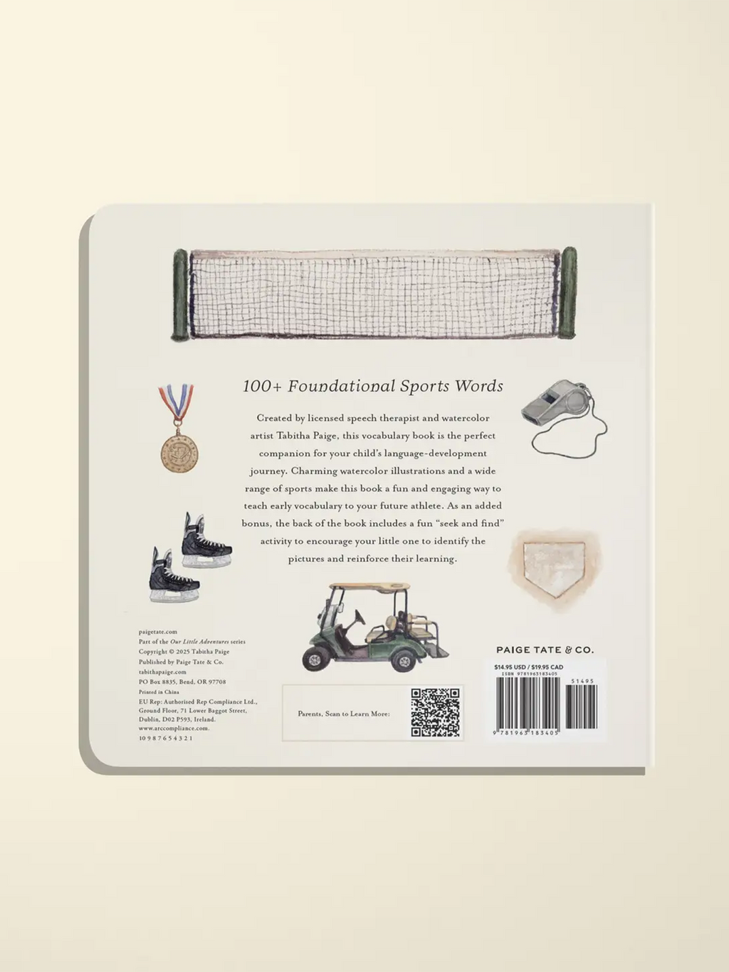 Our Big Book of Sports Baby-Kids : Toys : Books Paige Tate & Co. Our Big Book of Sports for Baby | Colored Organics®