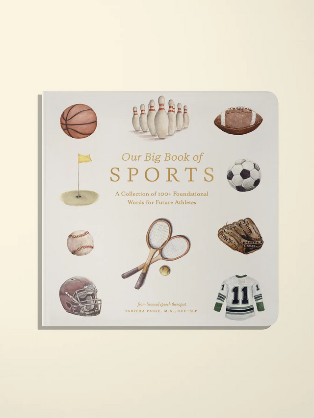 Our Big Book of Sports Baby-Kids :Nursery :Books :Toys :Learning Paige Tate &Co. 
