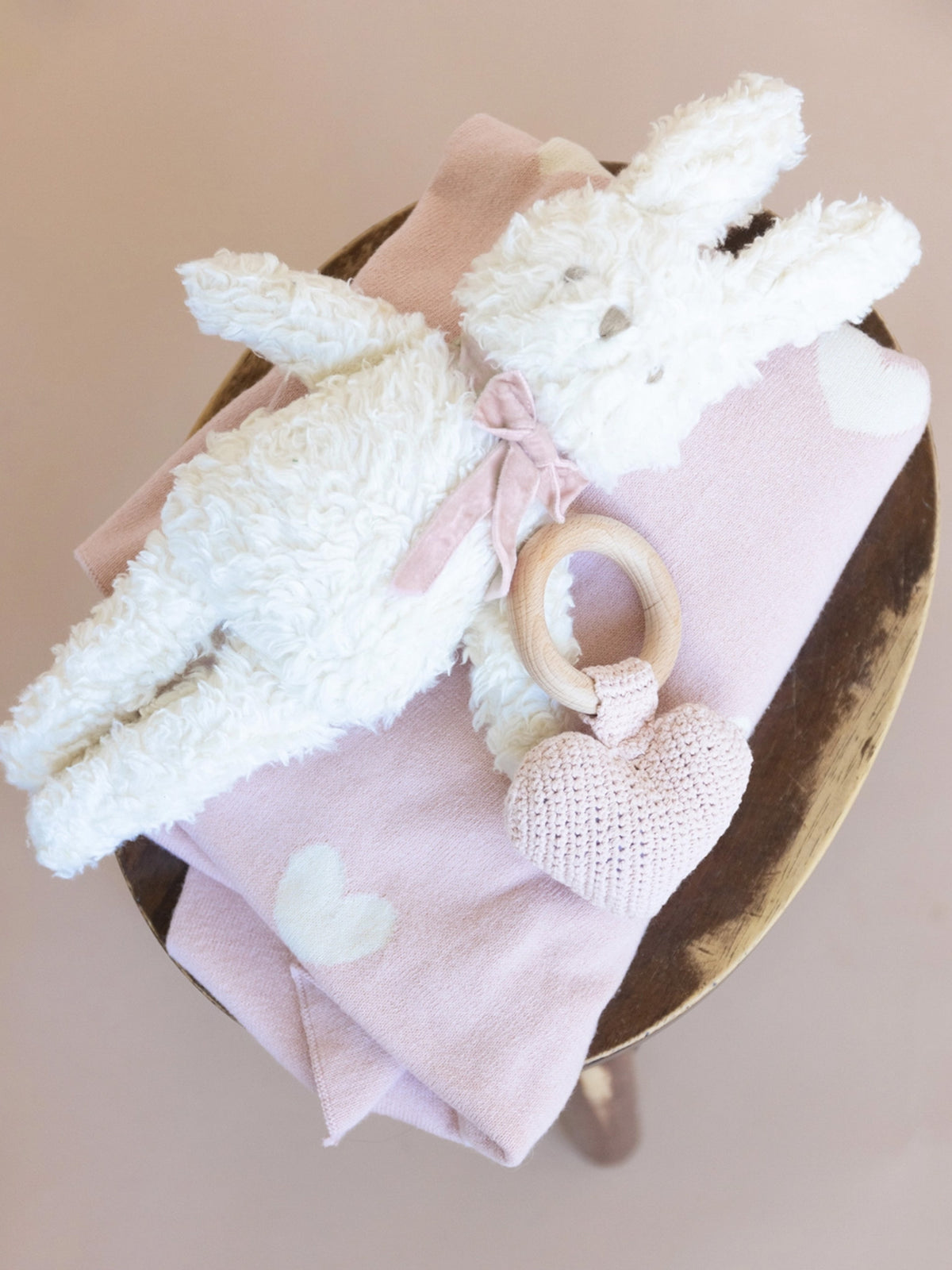 Plush Bunny Doll Baby-Kids : Toys : Plush + Crinkle Blueberry Hill 