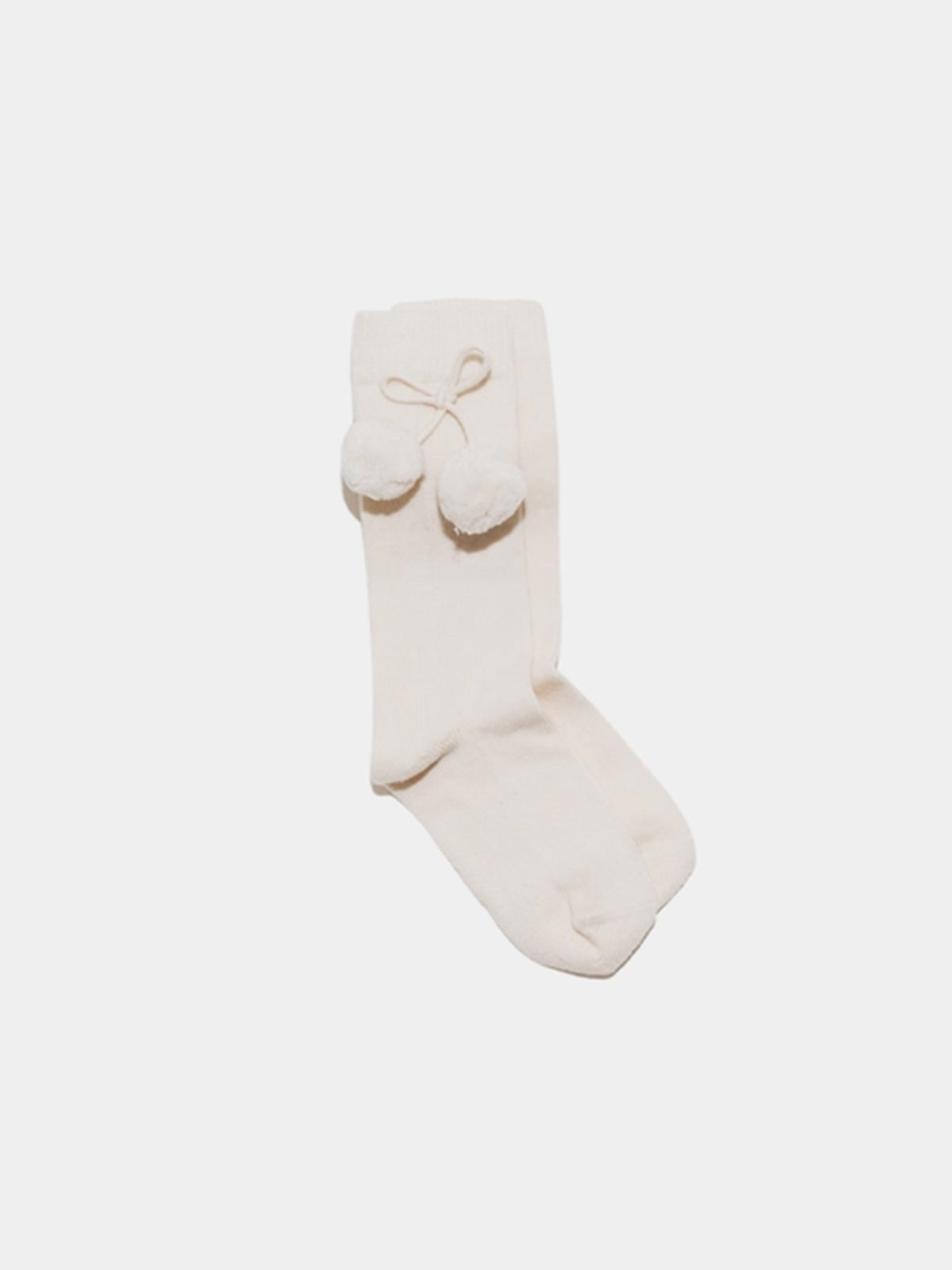 Pom Pom Socks Baby-Kids : Accessories : Socks Q for Quinn Organic Cotton Pom Pom Knee Socks | Colored Organics®