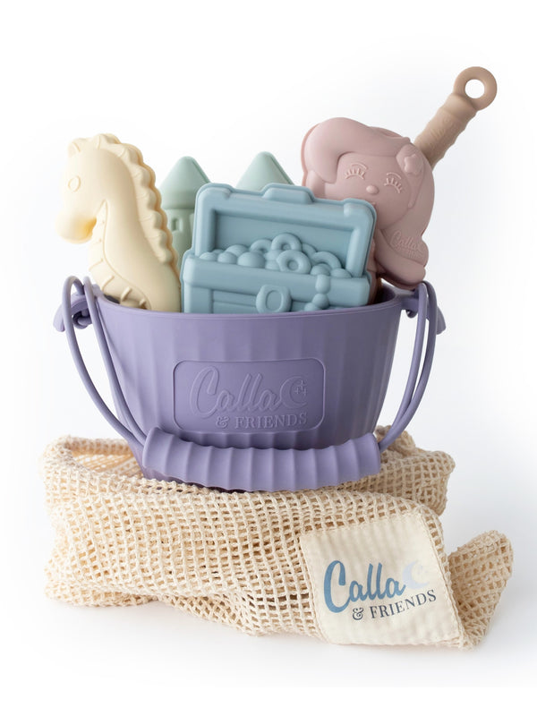 Silicone Beach Toy Set Baby-Kids : Toys : Pretend Play The Saturday Baby Silicone Beach Toy Set for Baby | Colored Organics®