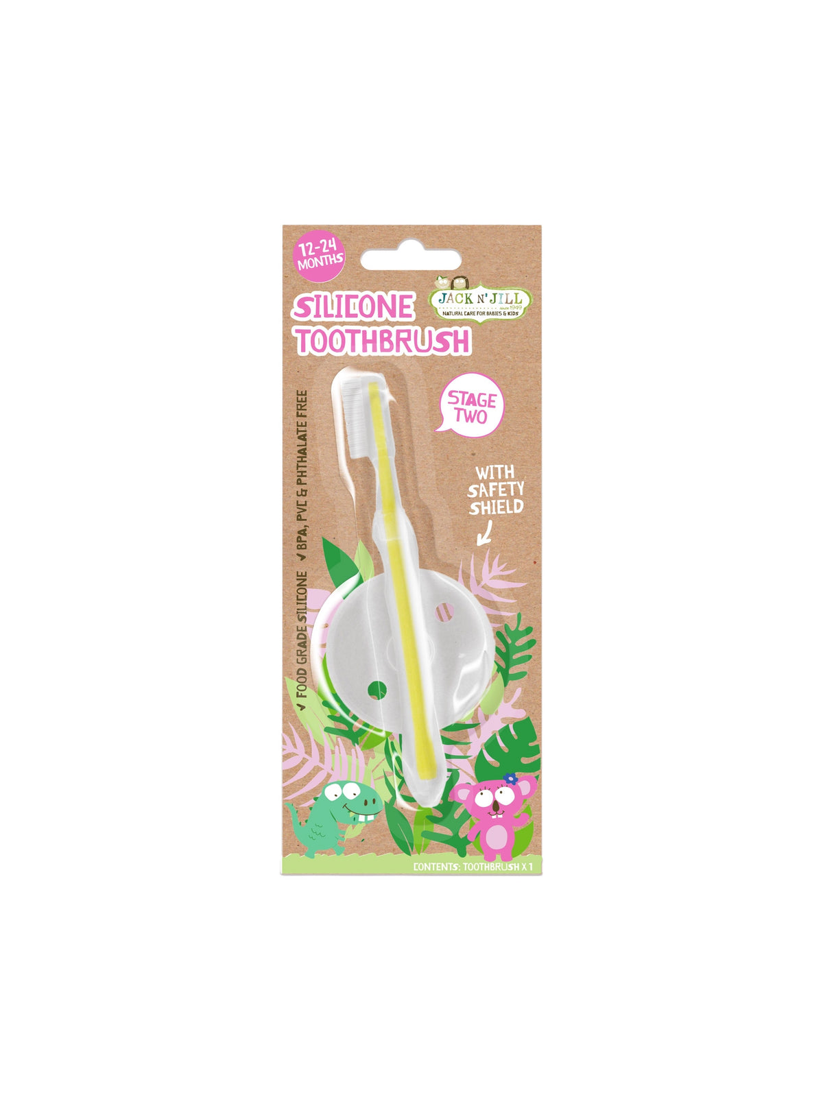 Silicone Toothbrush for Toddlers Baby-Kids : Nursery : Bath Jack N' Jill Silicone Finger Toothbrush for Babies | Colored Organics®