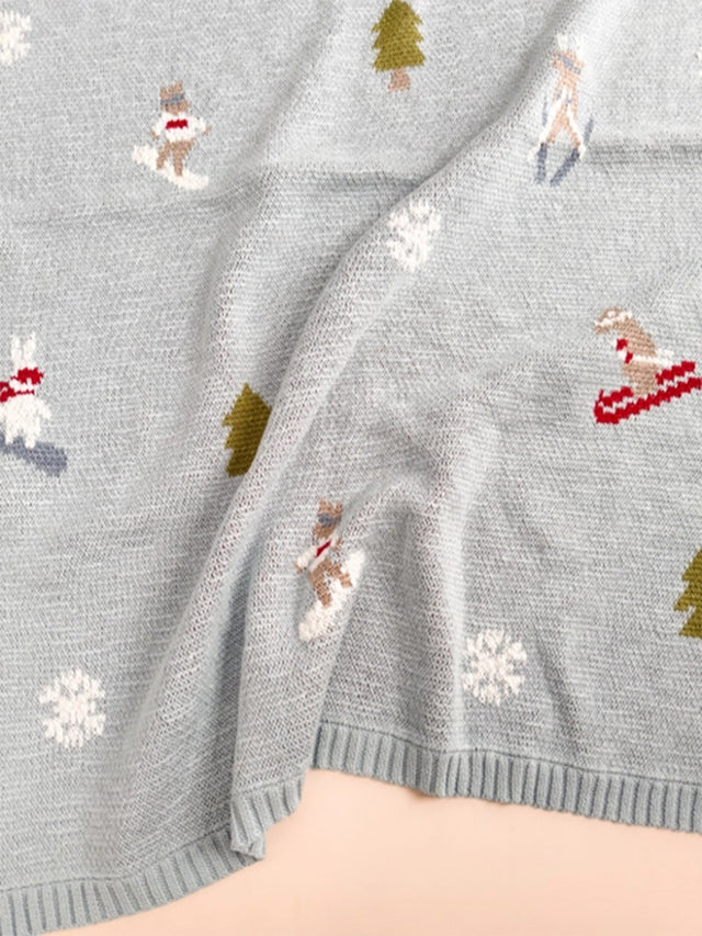 Ski Baby Blanket