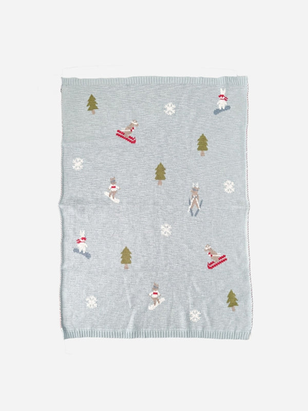 Ski Baby Blanket