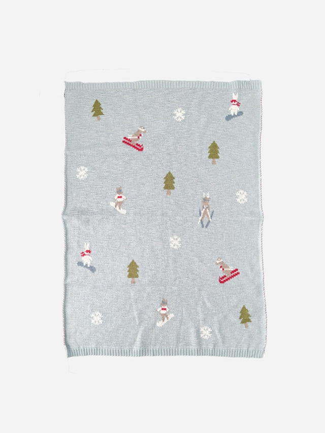 Ski Baby Blanket