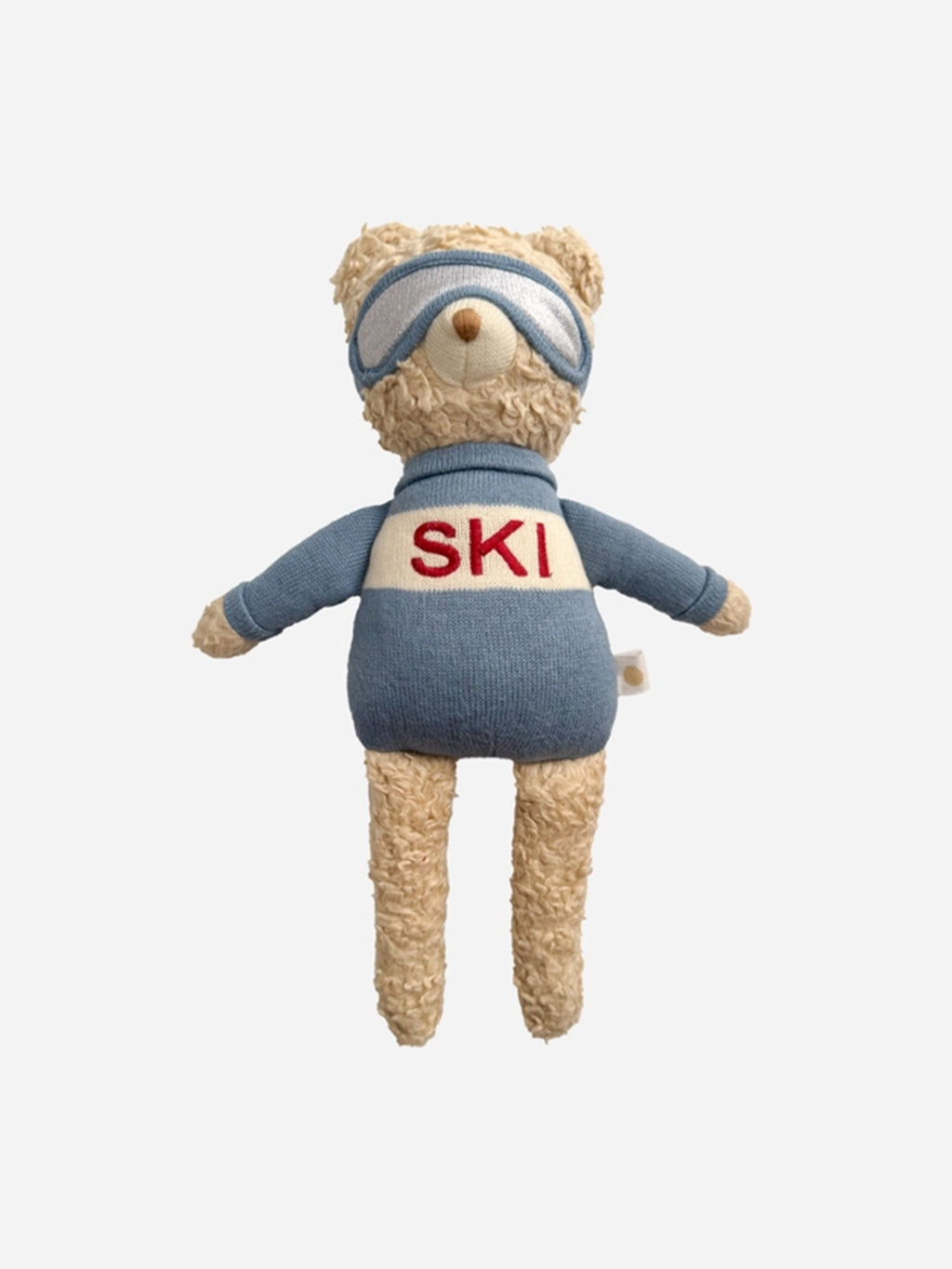 Ski Bear Plushie Baby : Toys : Plush + Crinkle The Blueberry Hill Ski Bear Plushie for Babies and Kids | Colored Organics®