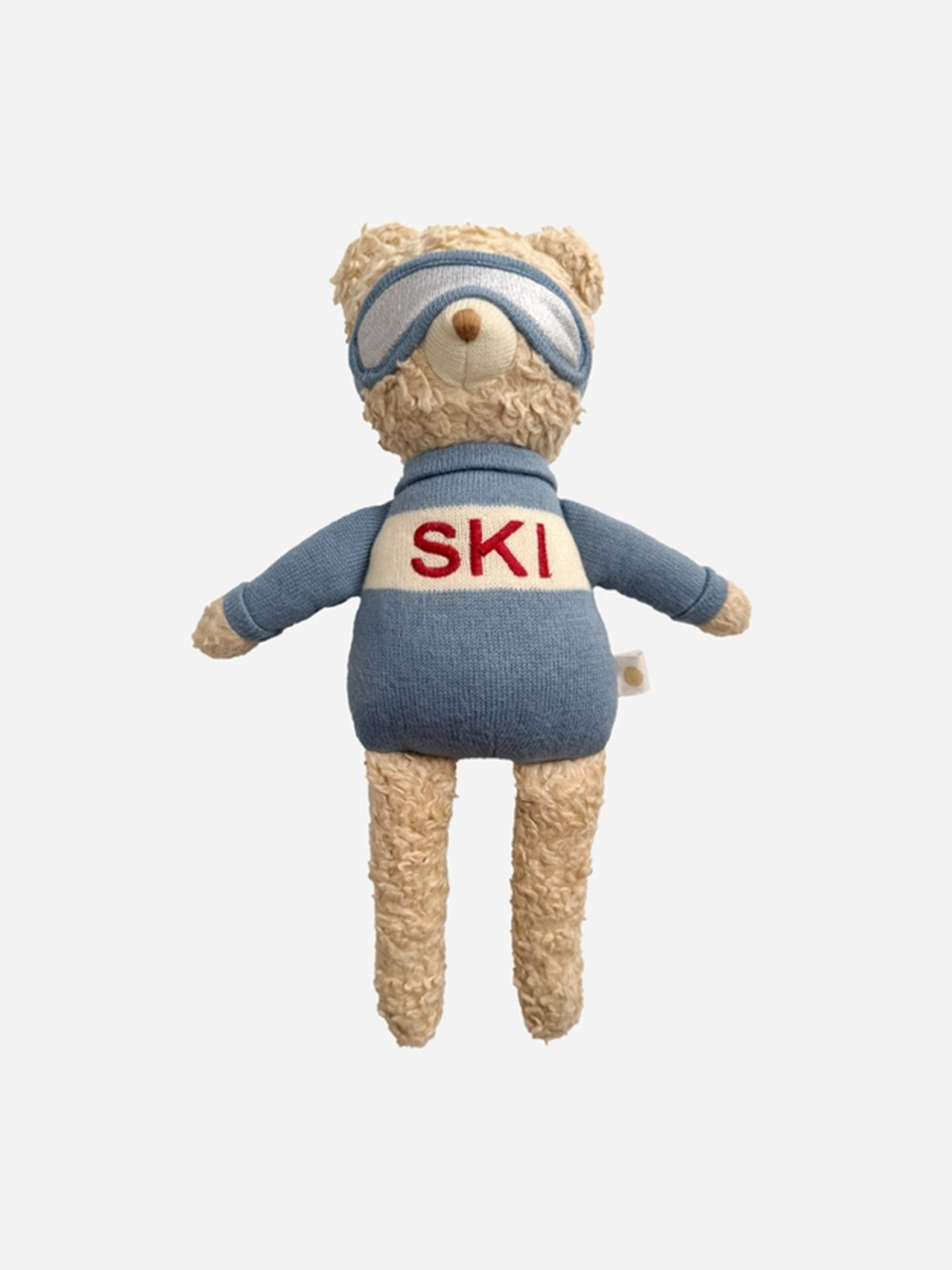 Ski Bear Plushie Baby : Toys : Plush + Crinkle The Blueberry Hill Ski Bear Plushie for Babies and Kids | Colored Organics®