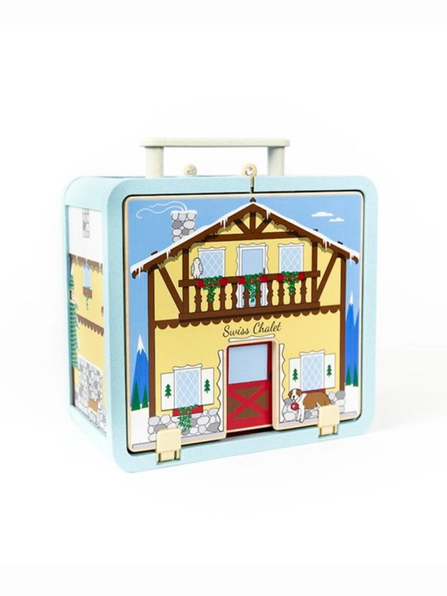 Ski Chalet Suitcase Play House