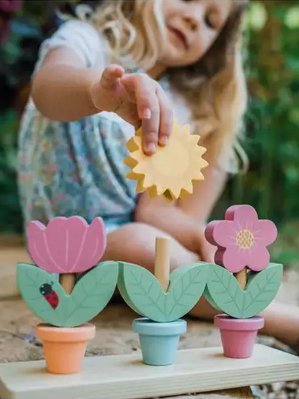 Stacking Flower Pots Baby-Kids : Toys : Learning : Wooden Orange Tree Toys 