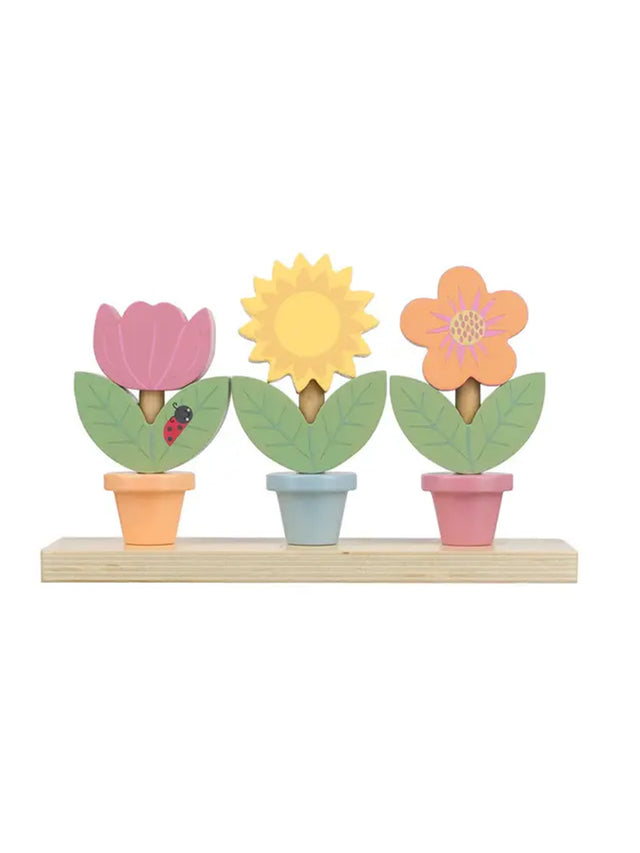 Stacking Flower Pots Baby-Kids :Toys :Learning :Wooden Orange Tree Toys 