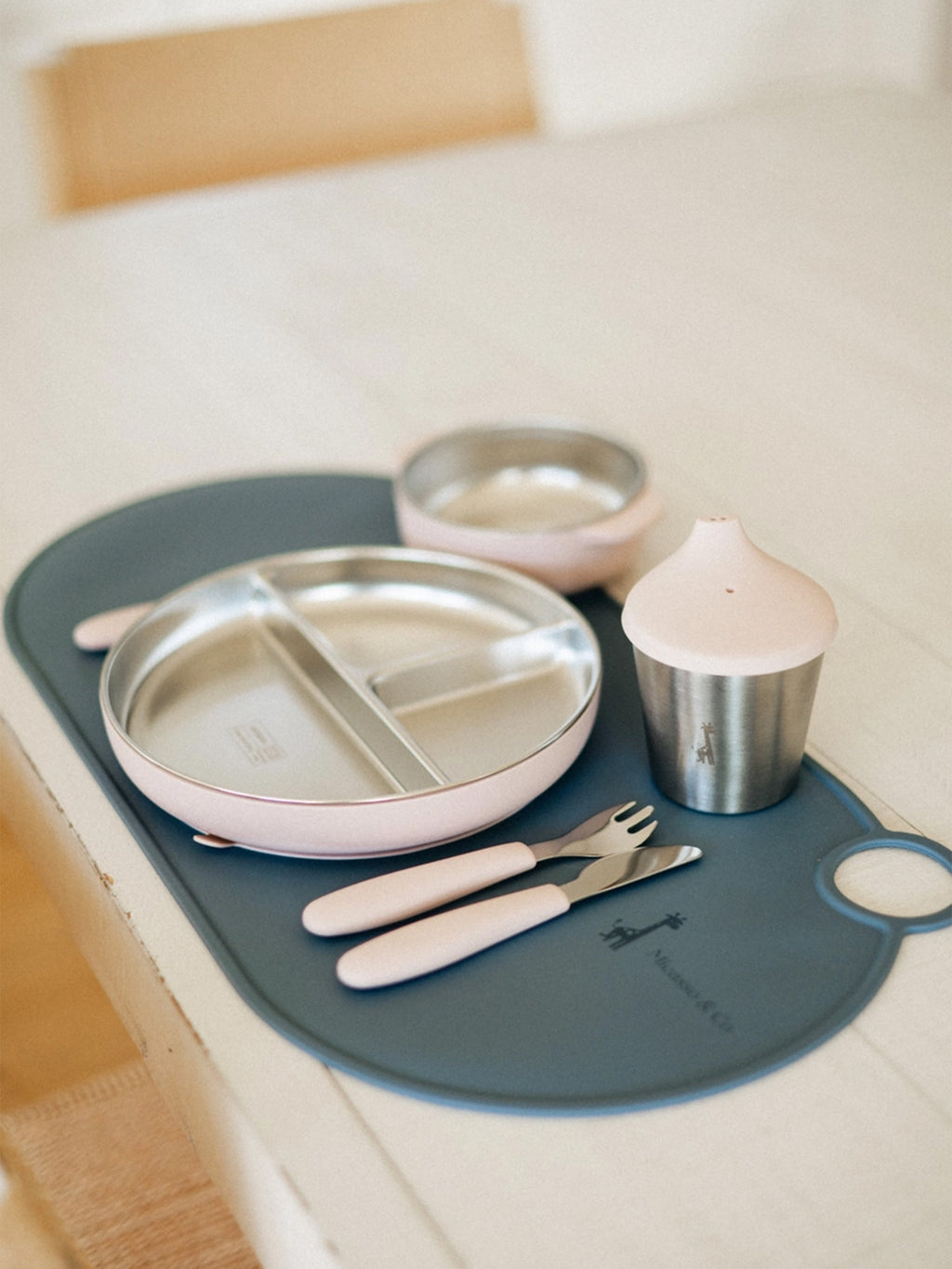 Stainless Steel Children's Plate
