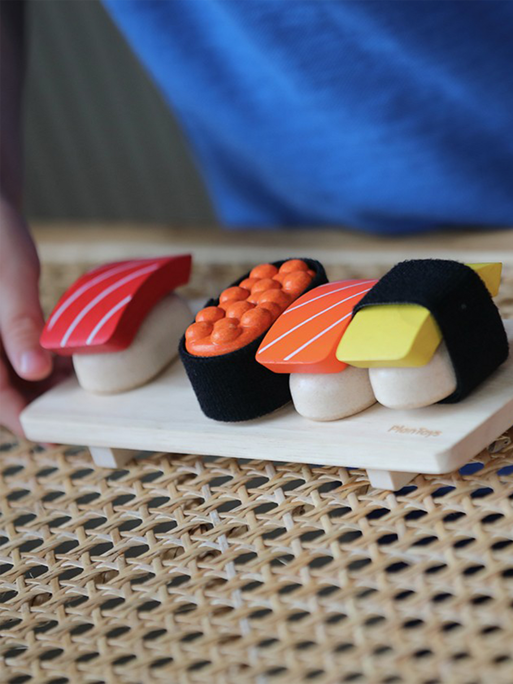 Sushi Chef Play Set Baby-Kids : Toys : Pretend Play Plan Toys Sushi Chef Play Set for Babies and Kids | Colored Organics®
