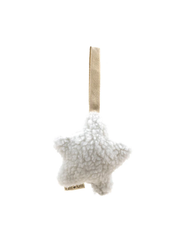 Muslin Plush Star Pacifier Holder Baby : Gear : Pacifiers + Clips Ali + Oli 