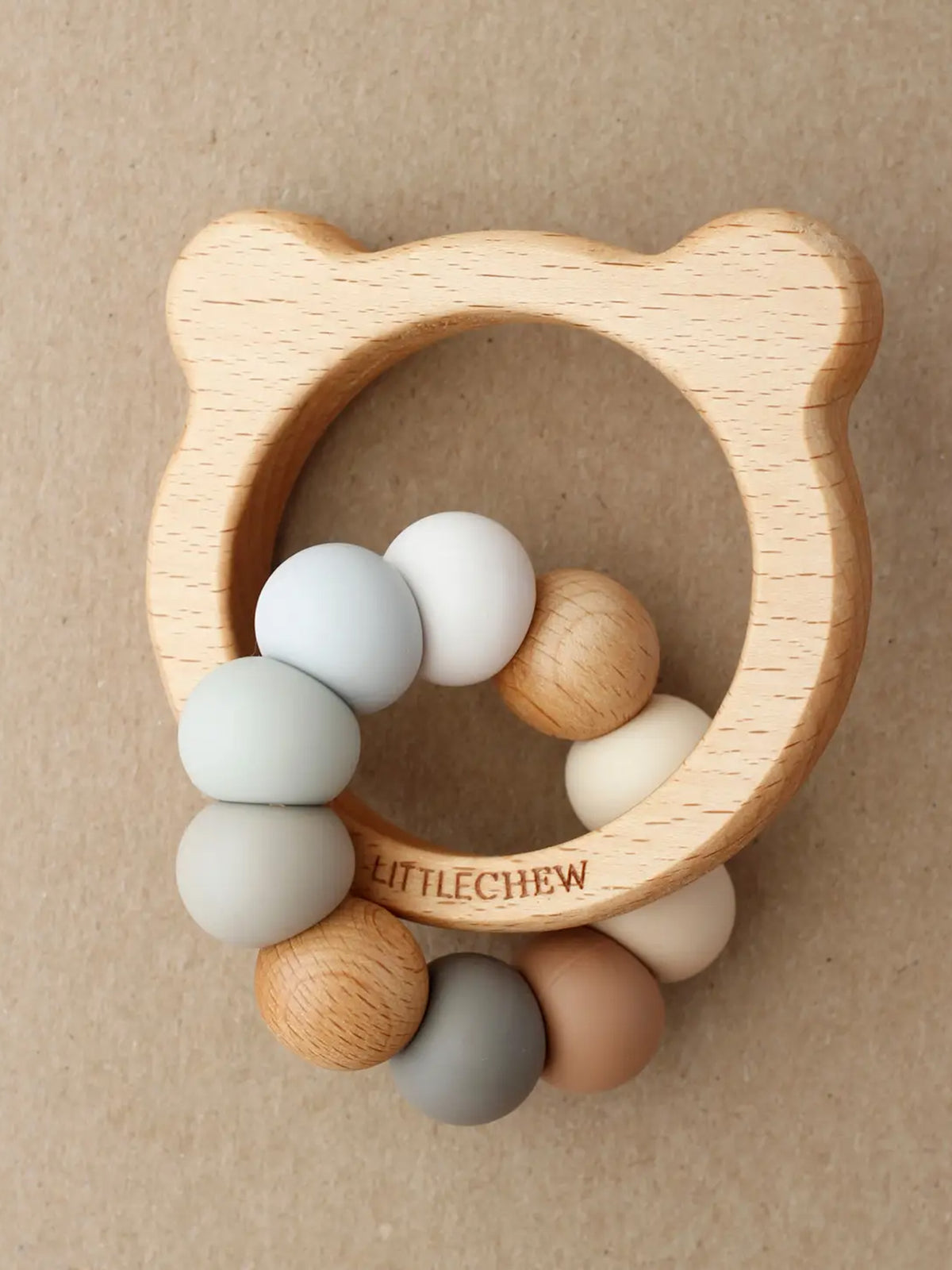 Teddy Teether Baby : Toys : Teethers Little Chew Teddy Teether for Babies and Kids | Colored Organics®