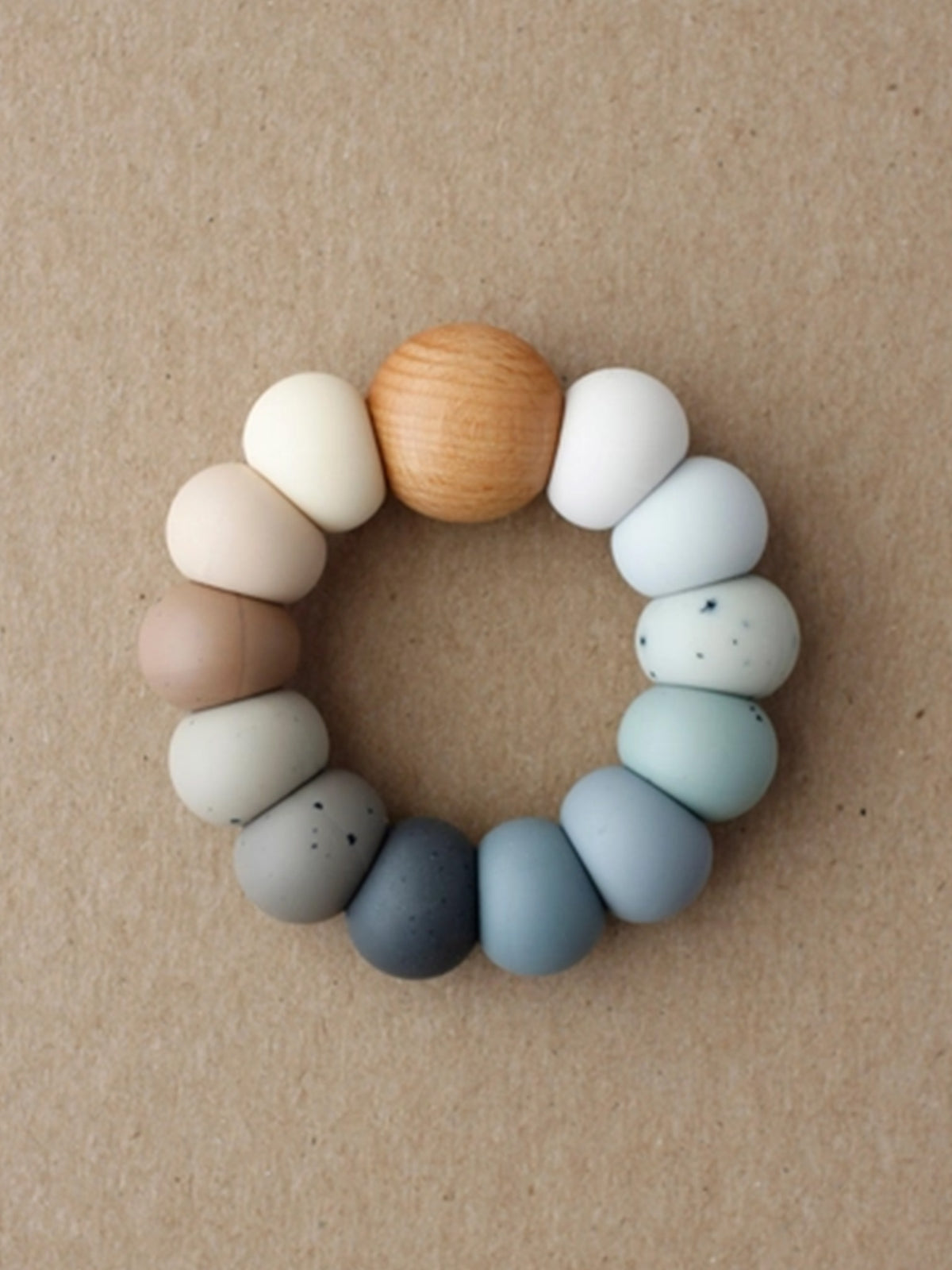 Teether Ring Baby : Toys : Rattles : Teethers Little Chew Teether Ring for Babies and Kids | Colored Organics®
