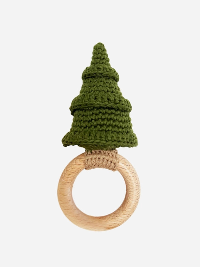Tree Cotton Rattle Teether