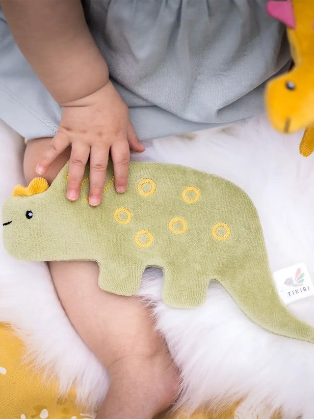 Triceratops Crinkle Toy Baby : Toys : Plush + Crinkle Tikiri Toys 