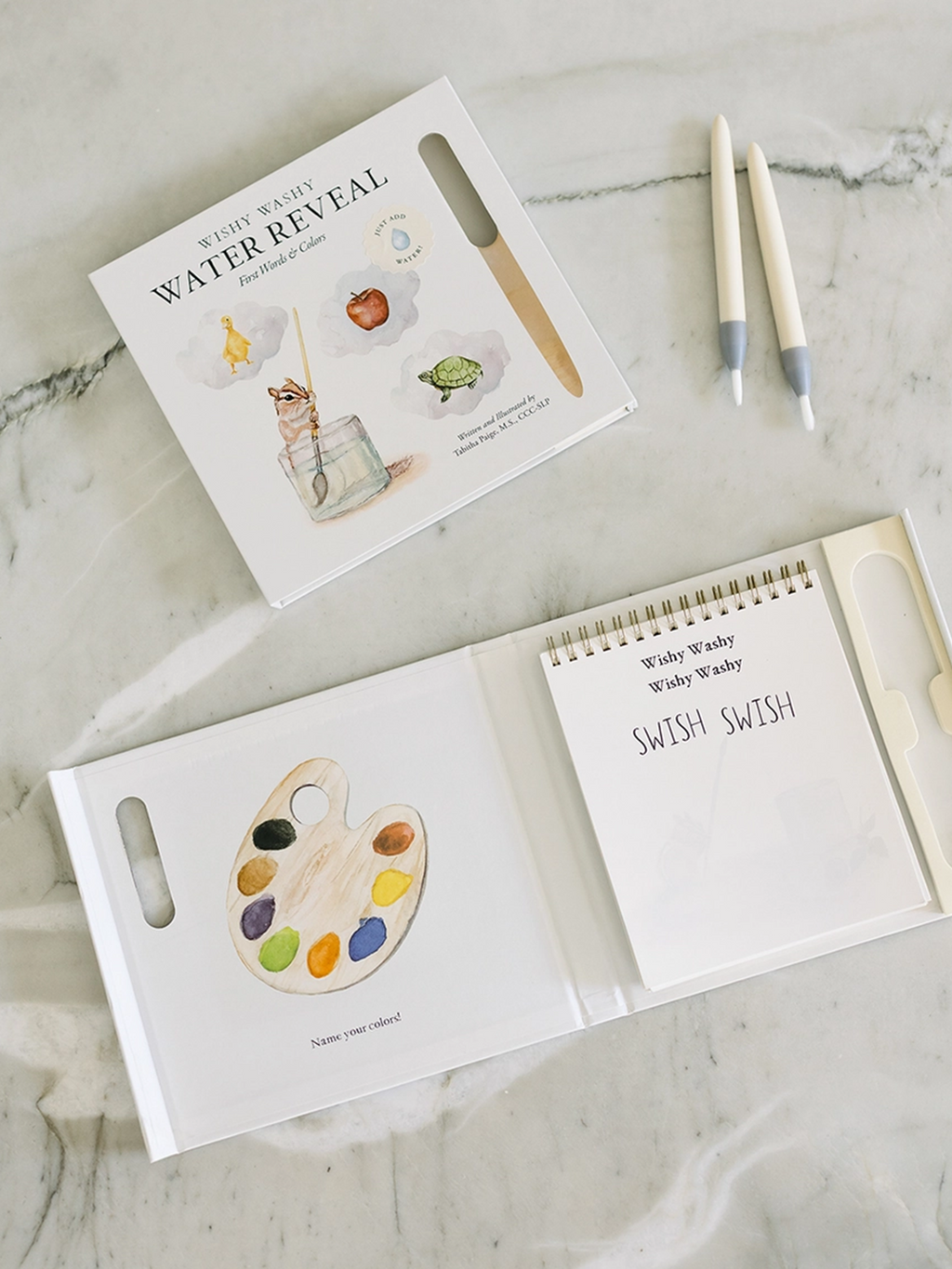 Wishy Washy Water Reveal Edition Baby-Kids : Toys : Books Paige Tate & Co. Baby Wishy Washy Water Reveal Edition | Colored Organics®