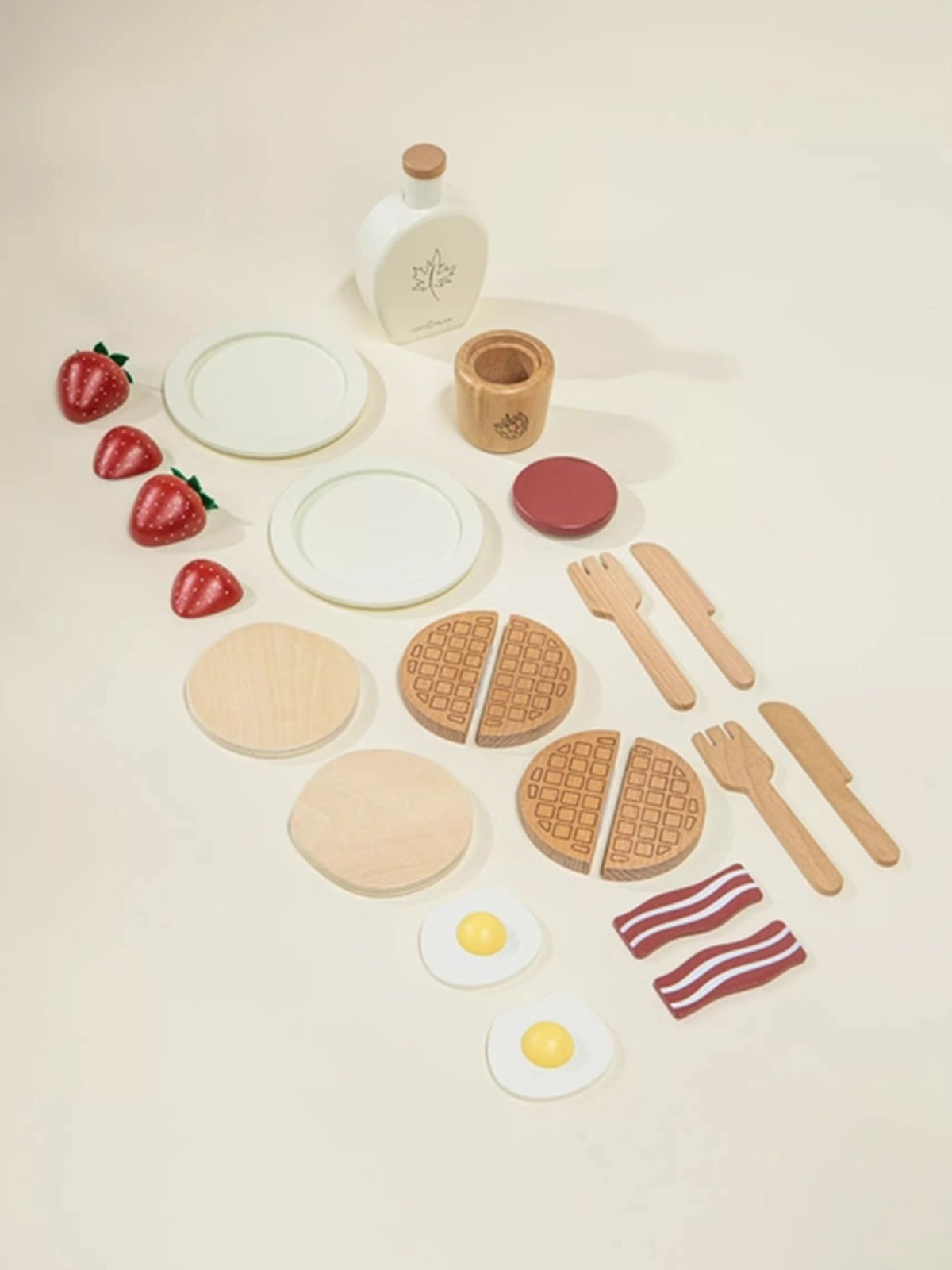Wooden Brunch Play Set Baby-Kids : Toys : Pretend Play Coco Village Wooden Brunch Play Set for Baby | Colored Organics®
