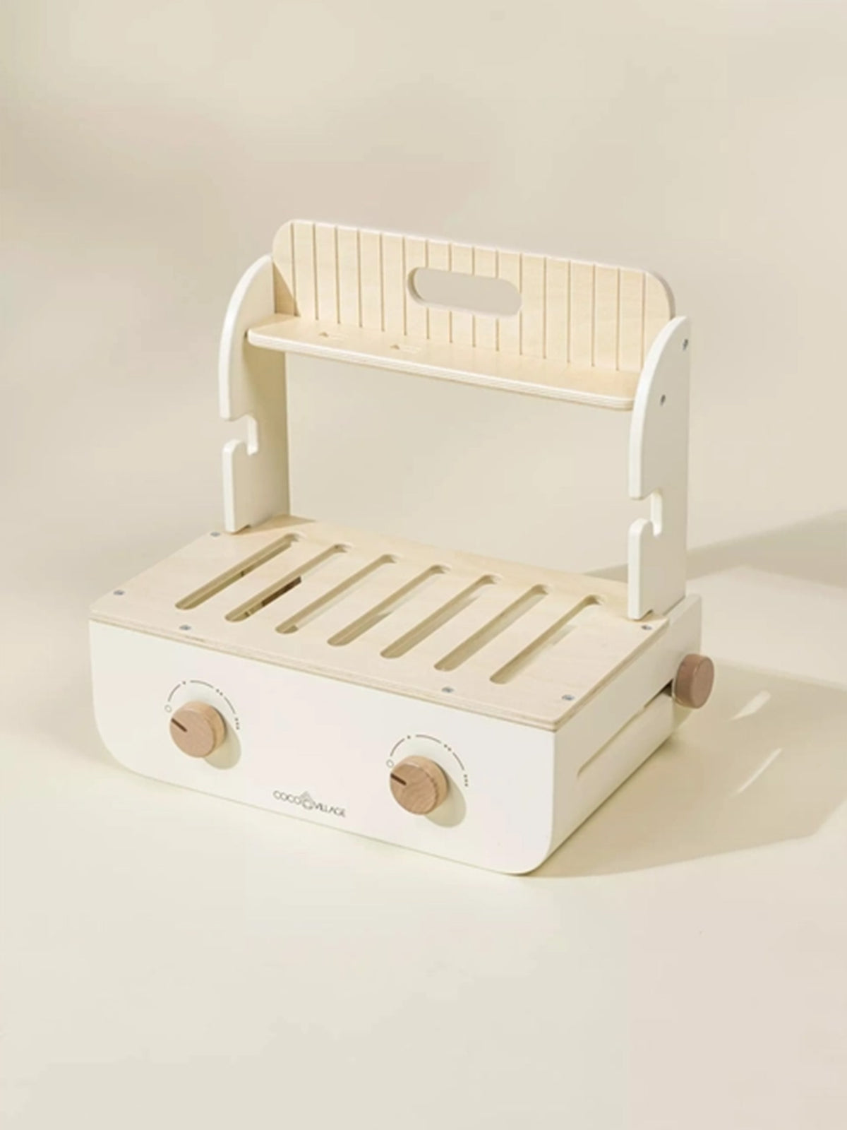 Wooden Barbecue Play Set Baby-Kids : Toys : Pretend Play Coco Village Wooden Barbecue Play Set for Baby | Colored Organics®