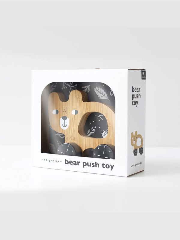 Wooden Bear Push Toy