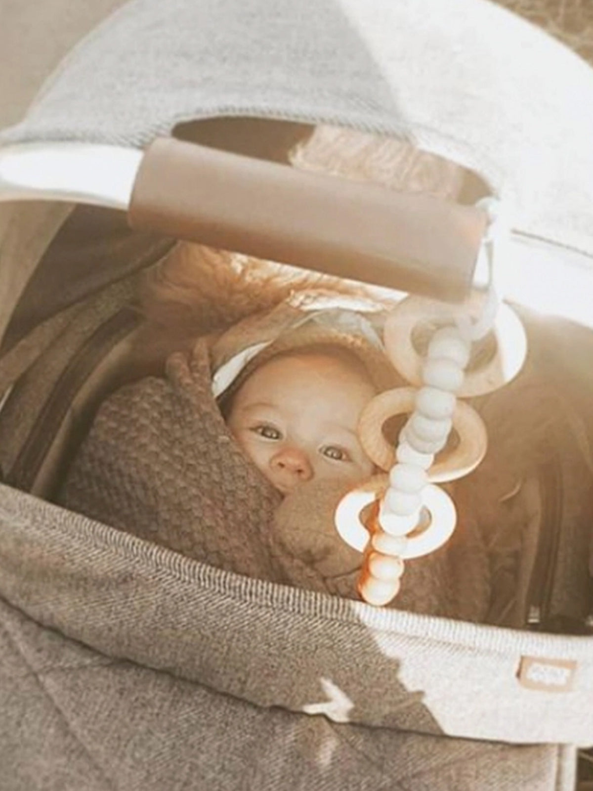 Car Seat Toy Baby : Toys : Rattles : Teethers Little Chew Crinkle Pages Stroller Toy for Baby | Colored Organics®