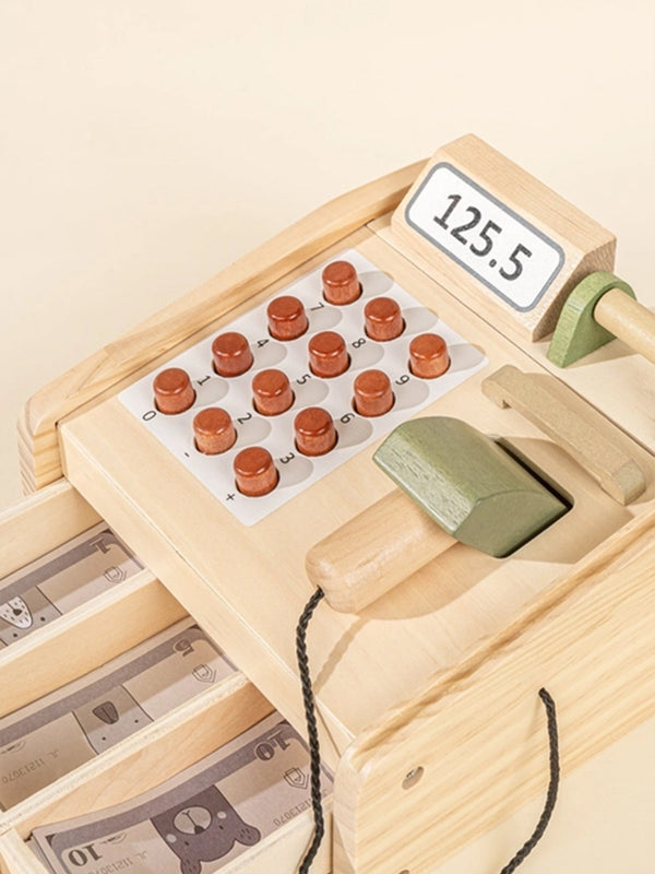 Wooden Cash Register Play Set Baby-Kids : Toys : Learning : Wooden Coco Village 