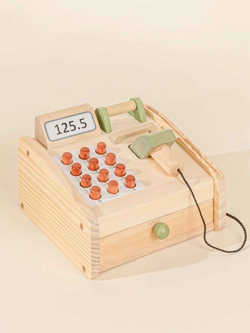 Wooden Cash Register Play Set Baby-Kids : Toys : Pretend Play Coco Village Wooden Toy Cash Register Play Set | Colored Organics®