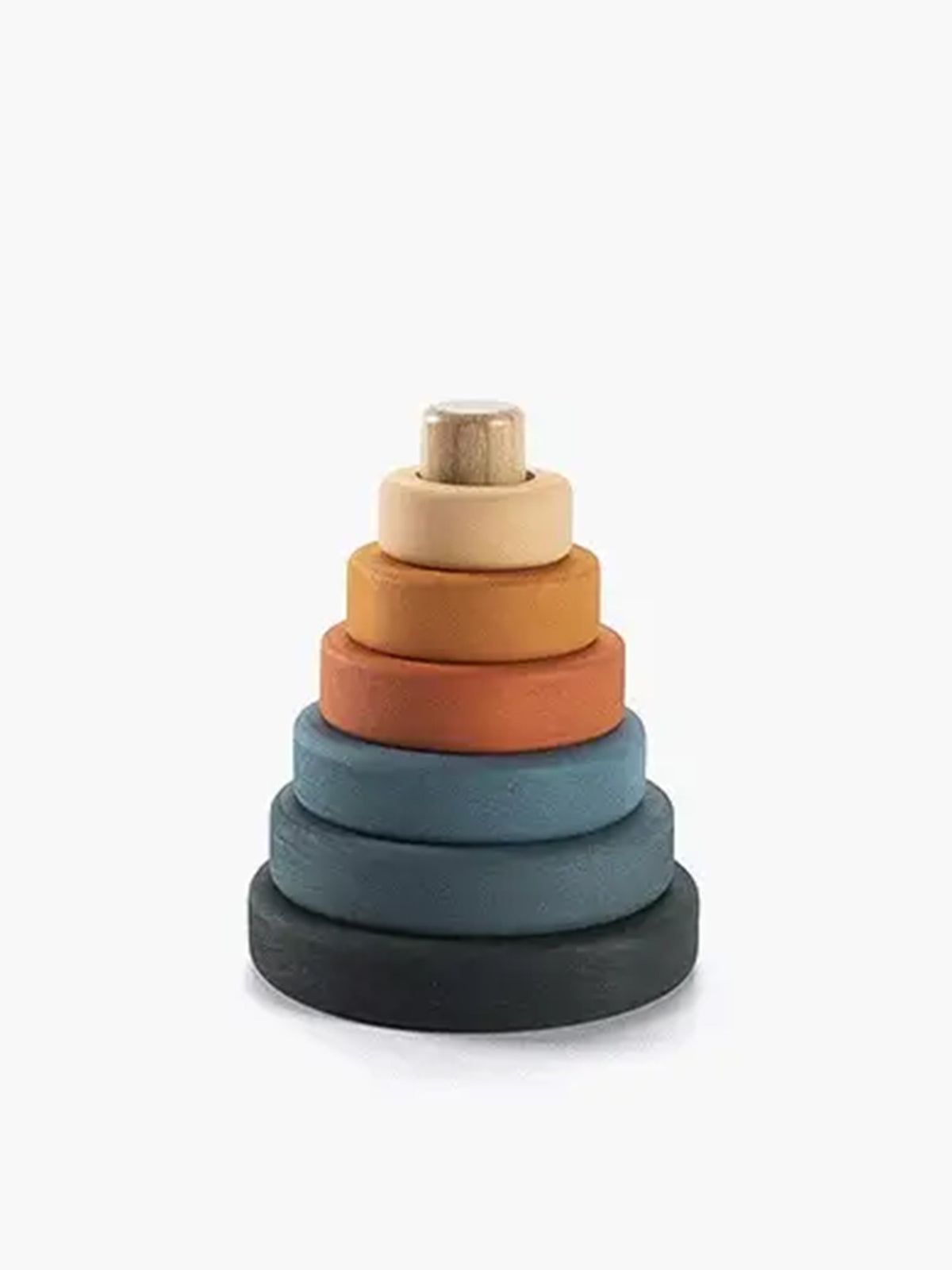Wooden Mini Ring Stacker Baby-Kids : Toys : Stackers SABO concept Wooden Mini Ring Stacker for Babies | Colored Organics®