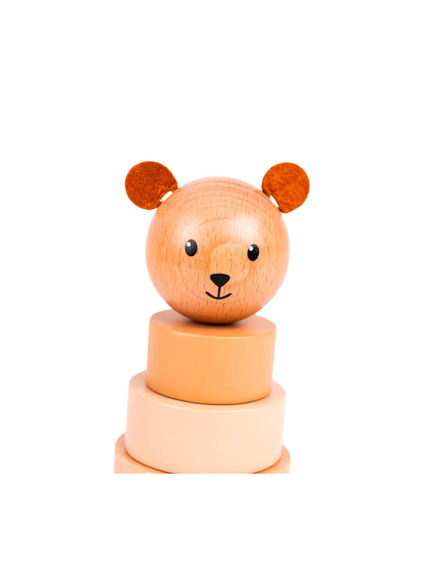 Wooden Pyramid Bear Marcel