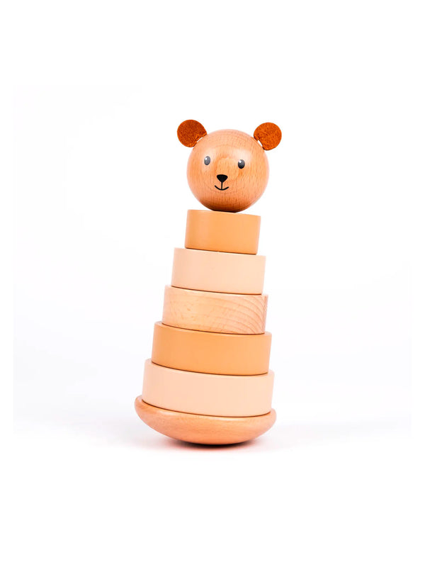 Wooden Pyramid Bear Marcel