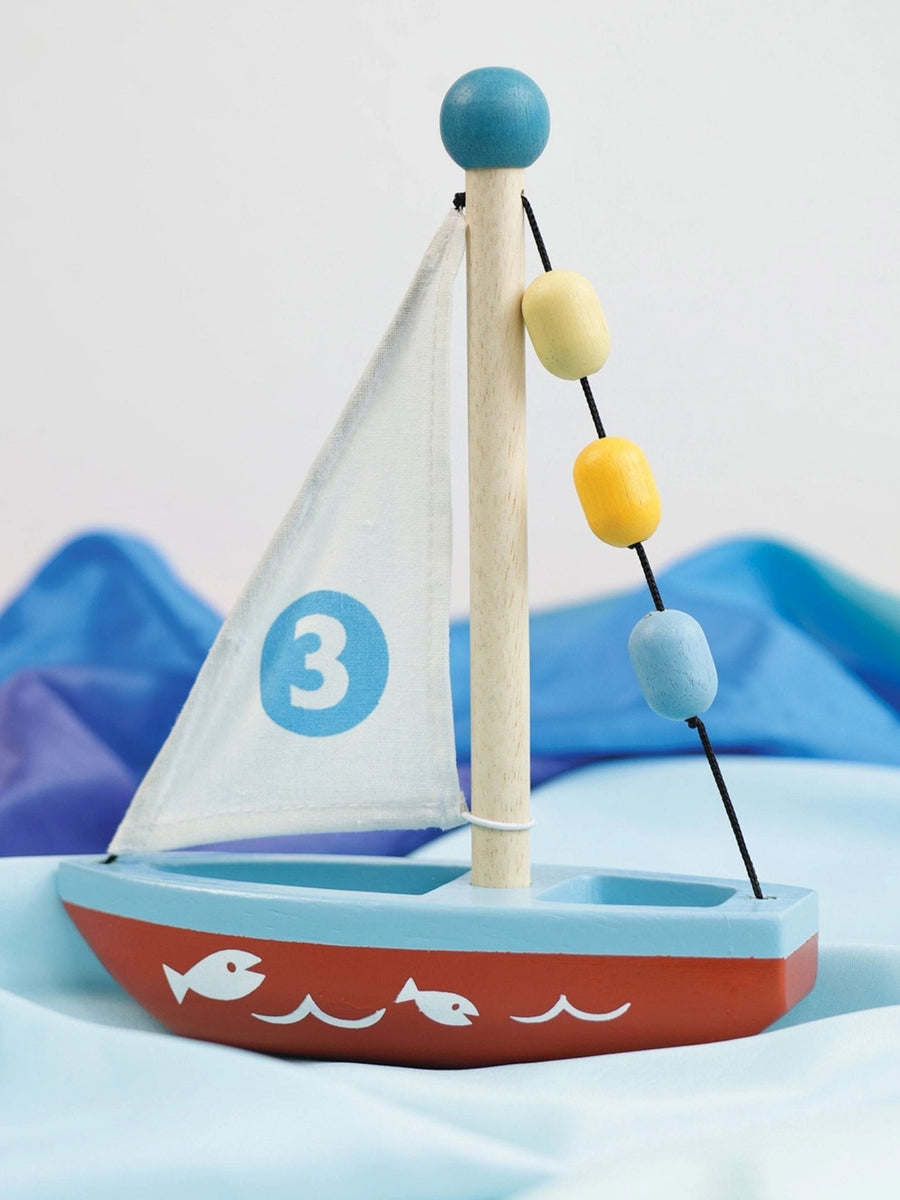 Wooden Sailing Boat