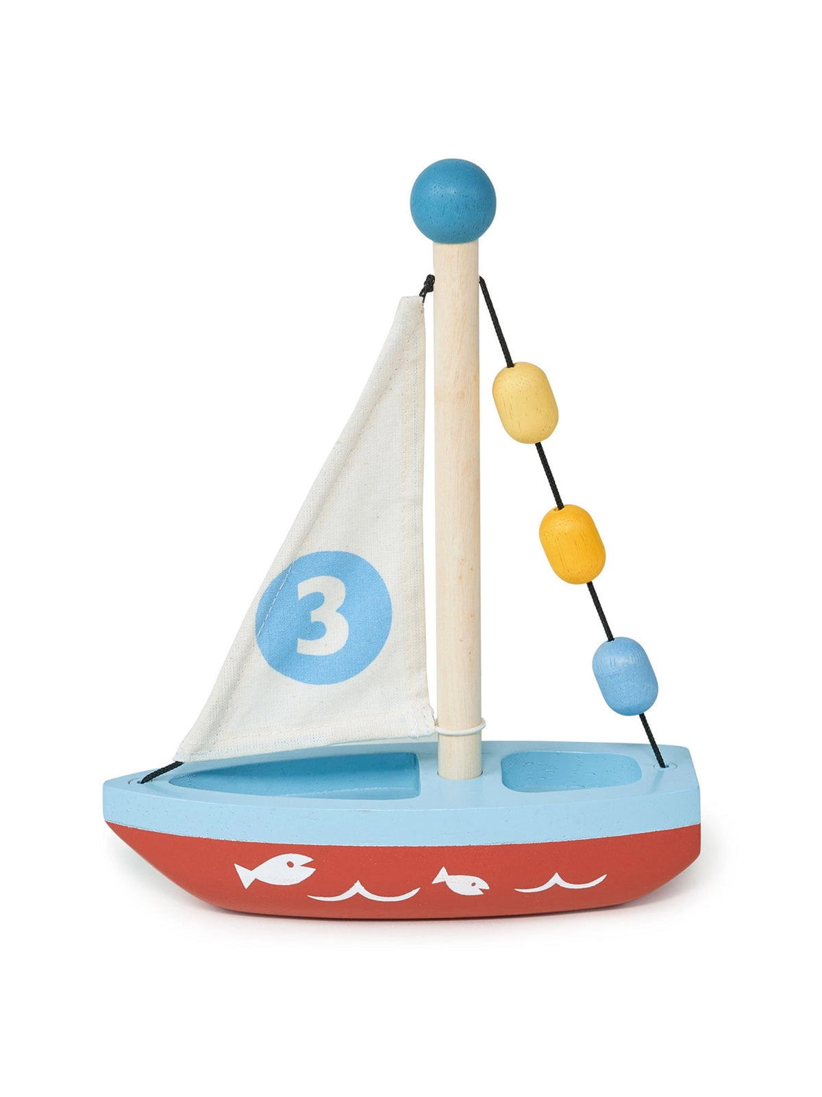 Wooden Sailing Boat Baby-Kids : Toys : Pretend Play Mentari Toys Wooden Sailing Boat for Babies and Kids | Colored Organics®
