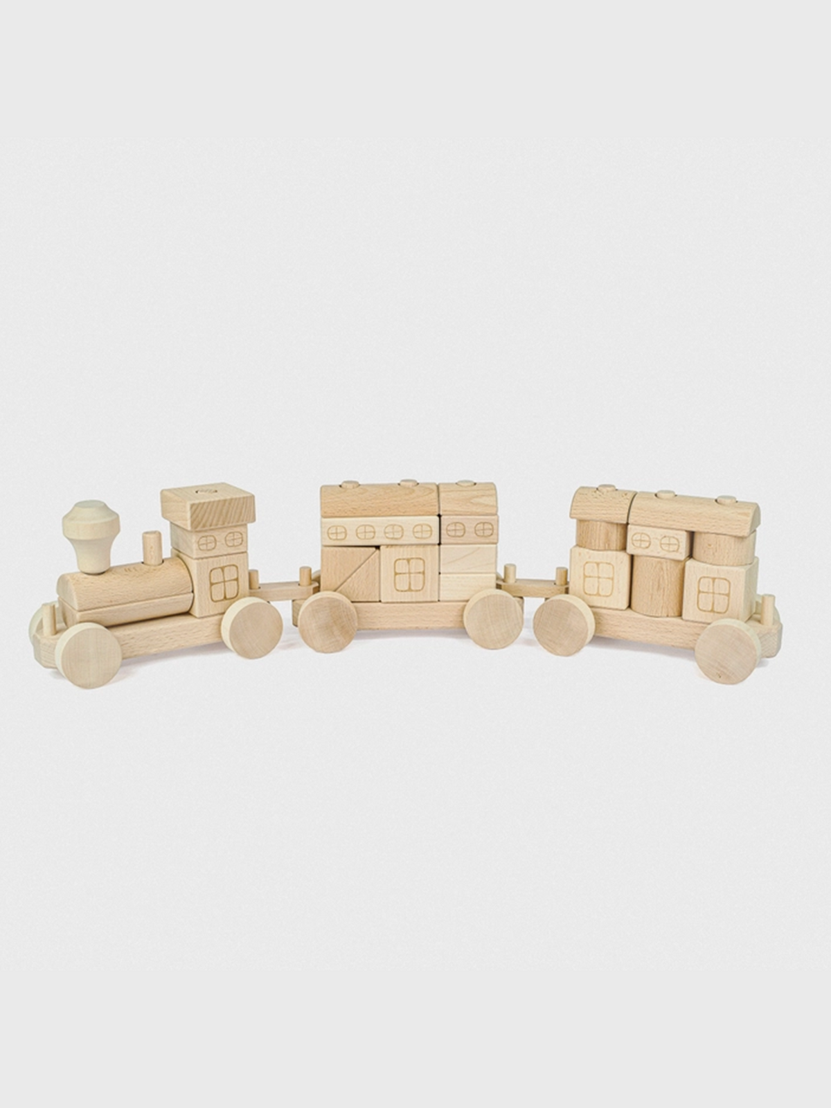 Wooden Stacking Train Baby-Kids : Toys : Push + Pull tarnawa toys Wooden Stacking Train for Baby | Colored Organics®