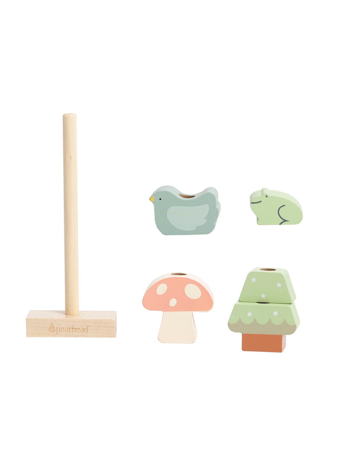 Woodland Wooden Stacking Toy Kids : Toys : Wooden Pearhead 